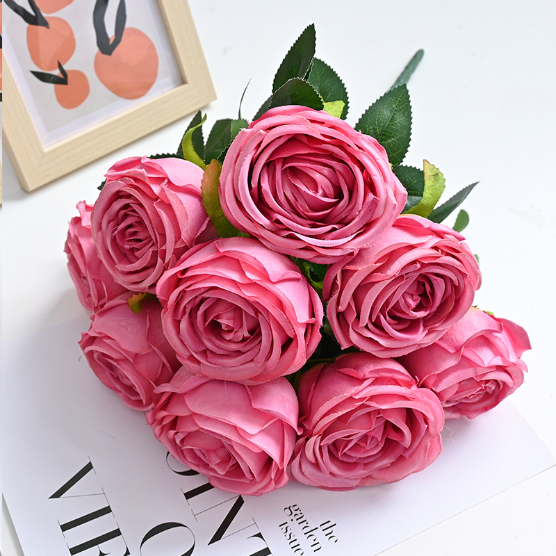 Artificial Rose Bouquet Flower Decorations For Wedding Jad Flower