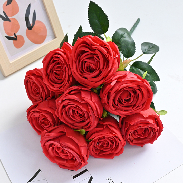 Artificial Rose Bouquet Flower Decorations For Wedding Jad Flower