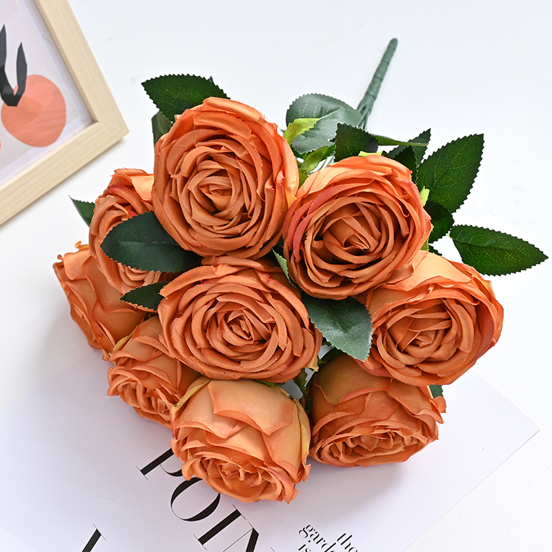Artificial Rose Bouquet Flowers Decoration For Wedding