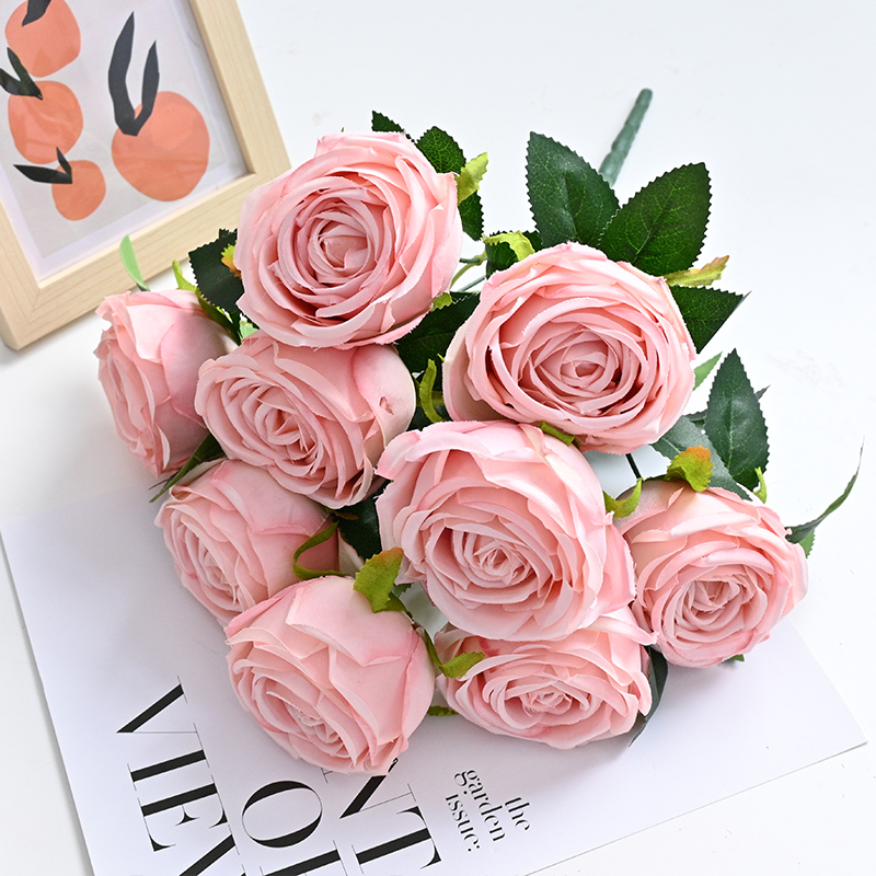 Artificial Rose Bouquet Flower Decorations For Wedding Jad Flower