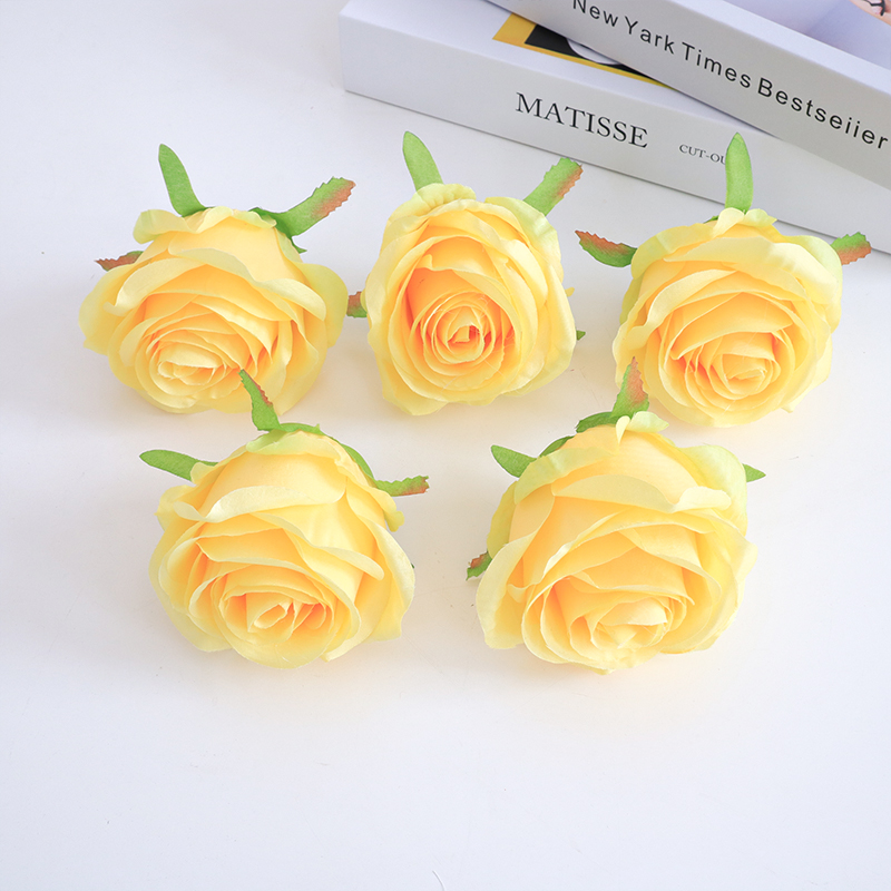 Bulk Silk Rose Heads Wedding Flowers