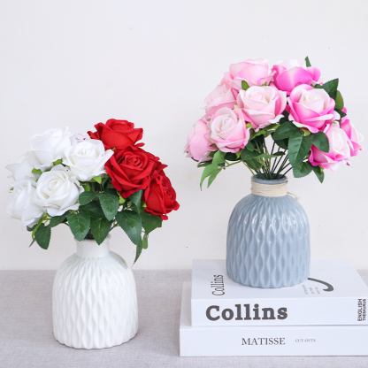 Artificial Roses Wedding Bouquet Flowers Wholesale Bulk