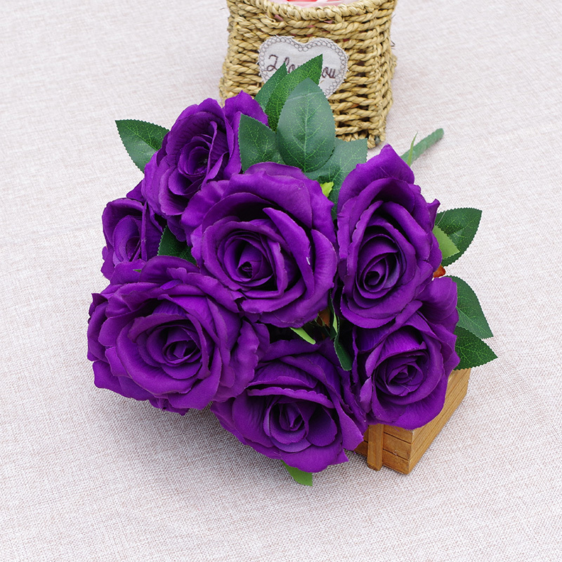 Wholesale Fake Rose Bouquet Flowers Jad Flower