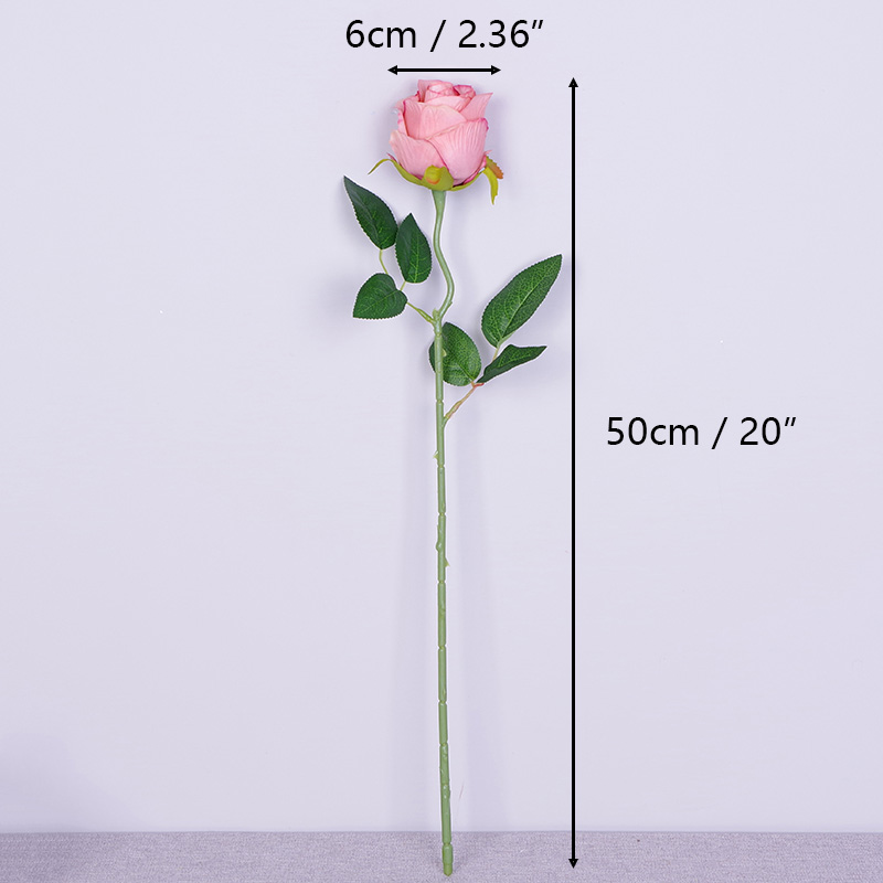 Long Stem Dusty Rose Artificial Flowers For Vase
