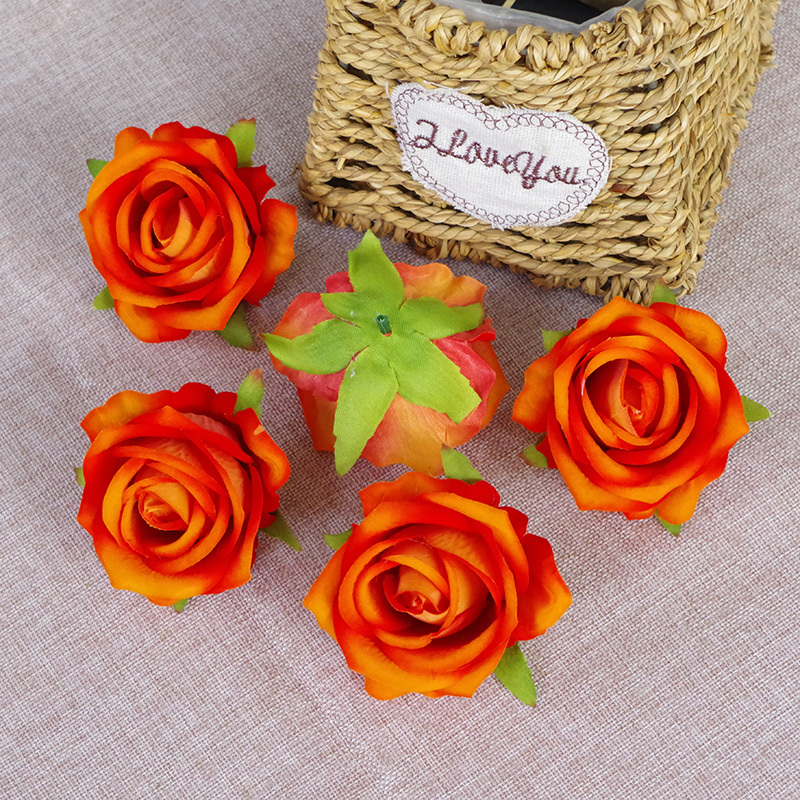 DIY Wedding Mini Fake Rose Flowers Heads In Bulk