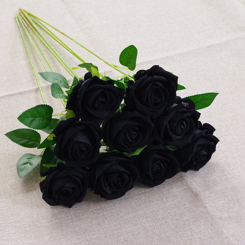 20"/50cm Artificial Rose Flower With Long Stem Bulk