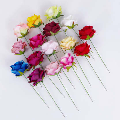 Wire Stems For Rose And Peony Flower Head
