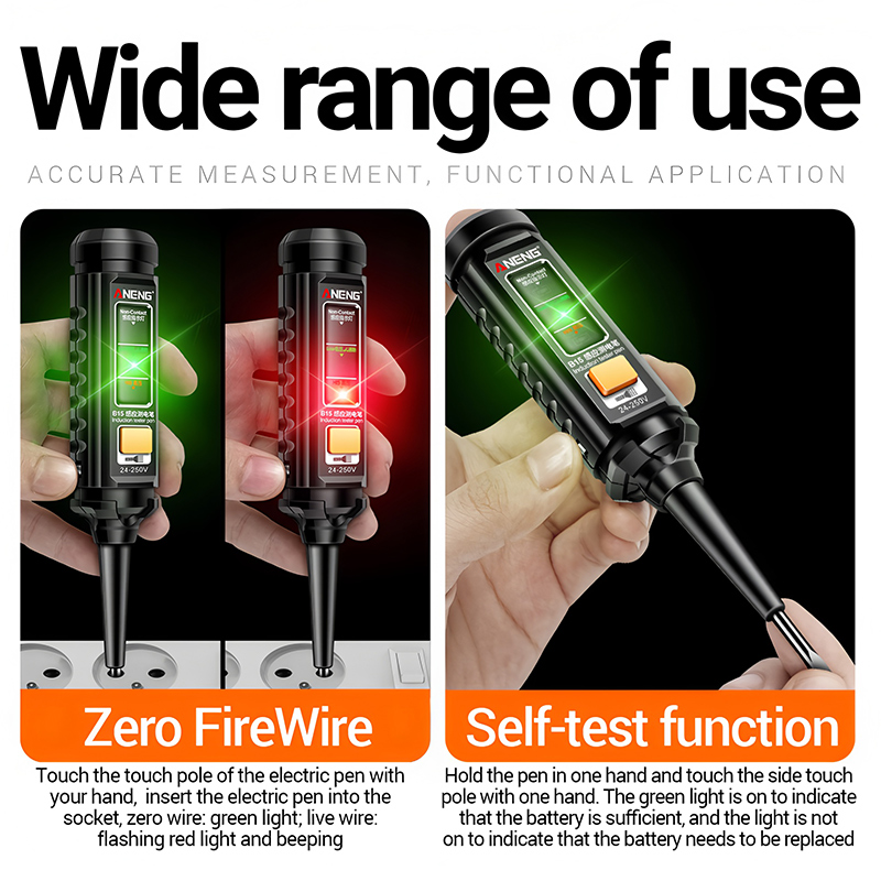 【Kúpte 1, získajte 1 zadarmo】Vysoko presný, multifunkčný digitálny multimeter s perom na meranie napätia v obvode a prerušeného obvodu