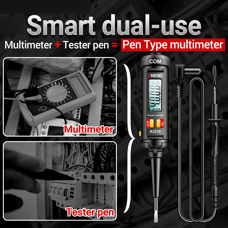 【Kúpte 1, získajte 1 zadarmo】Vysoko presný, multifunkčný digitálny multimeter s perom na meranie napätia v obvode a prerušeného obvodu