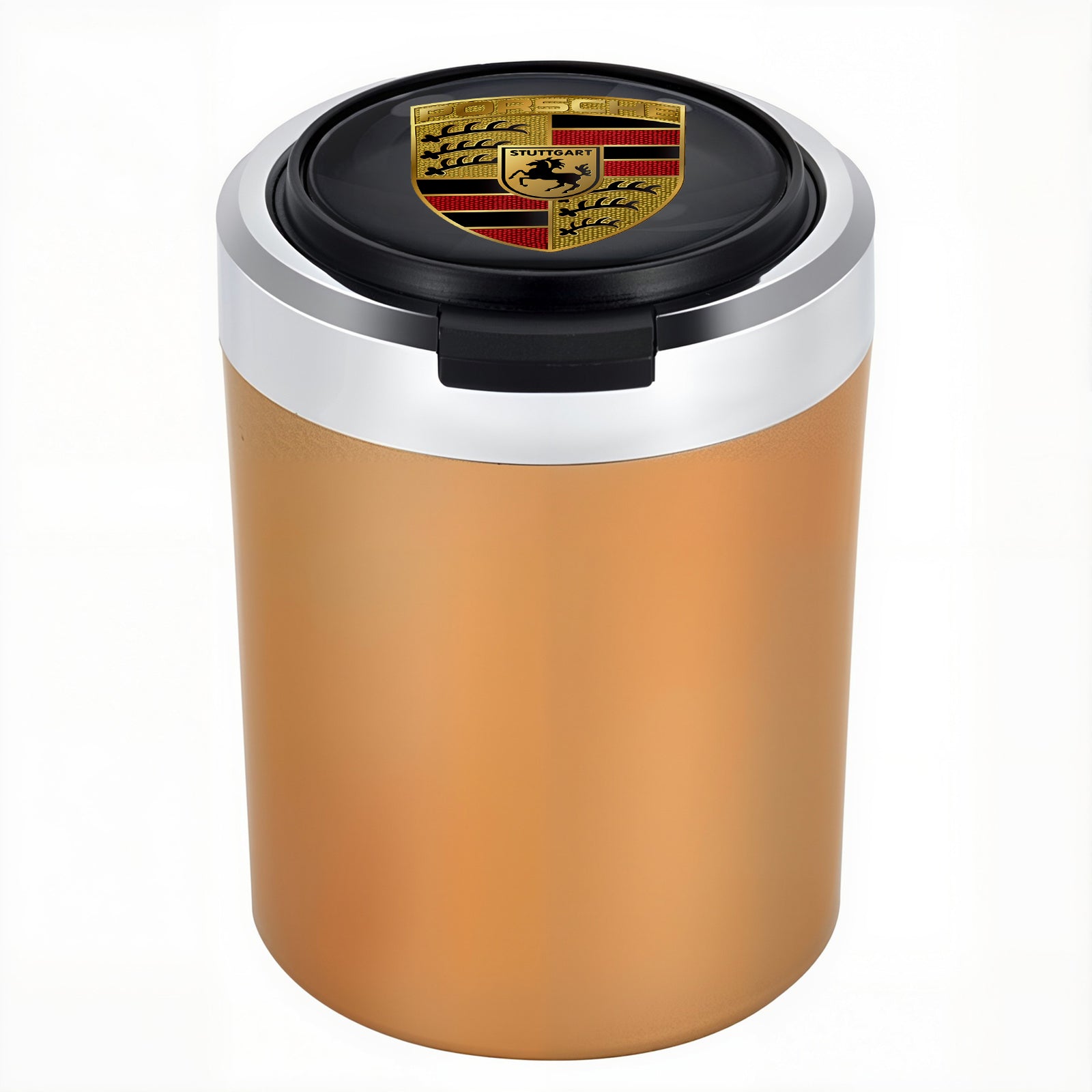 Držiak na poháre do auta Woyuosn bez dymu z nehrdzavejúcej ocele s LED diódami