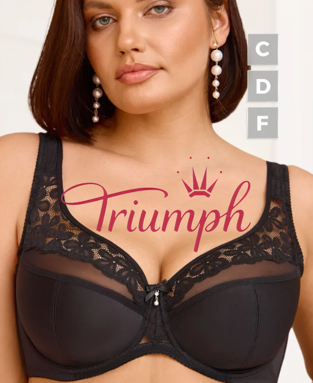 Triumph - 4 dijela 🔥 Grudnjak s printom i čipkom