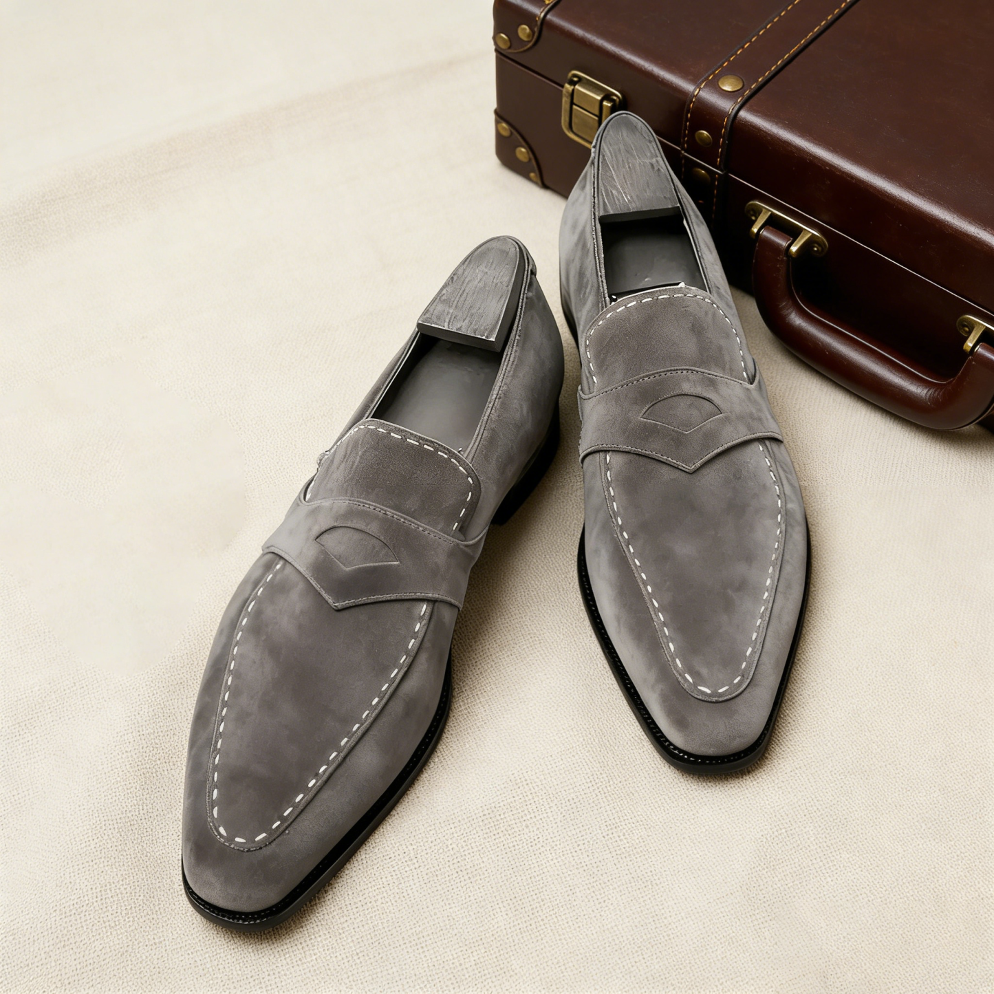 Suede Dress Loafers for Men’s Fashion | colinshoes