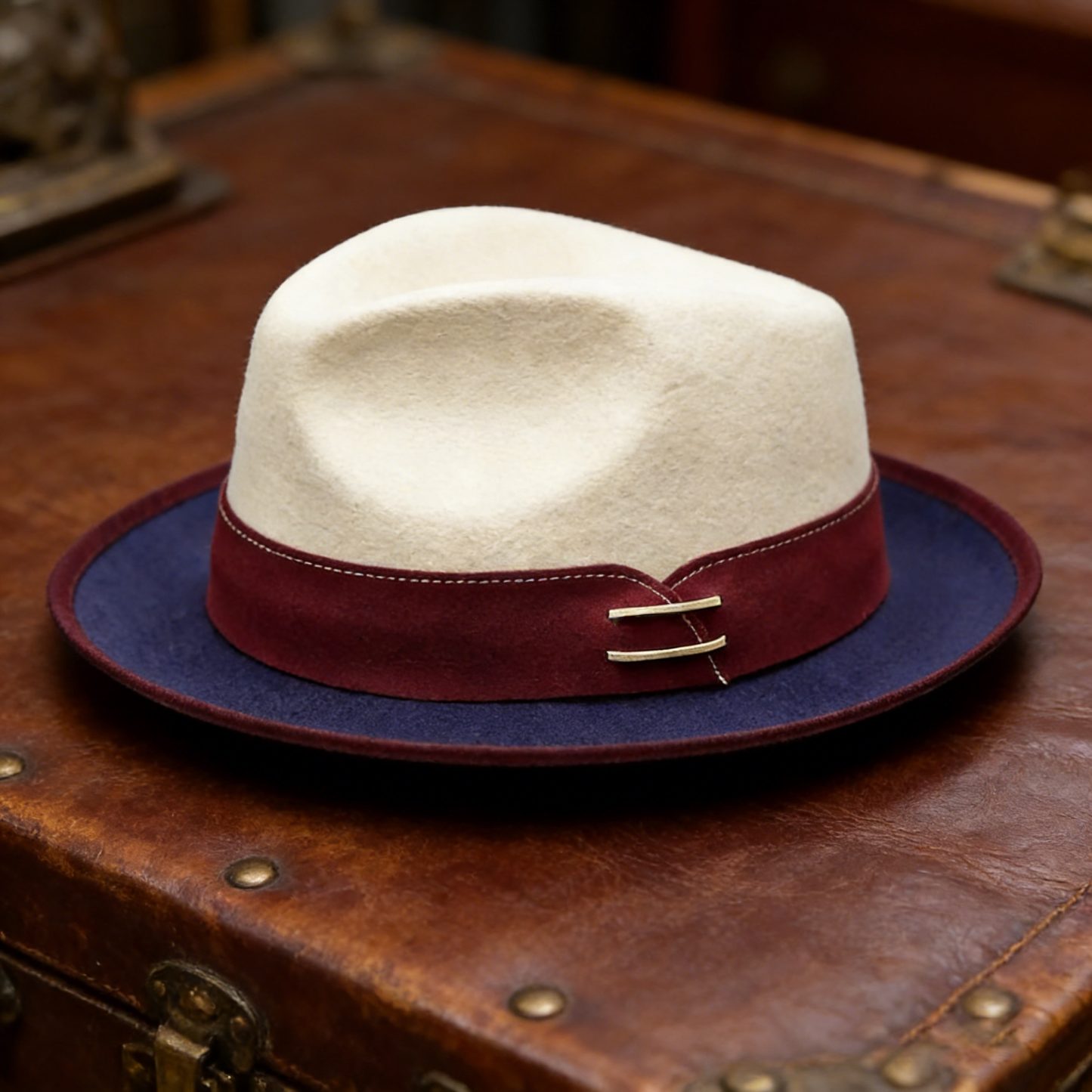 Bold Designer Felt Fedora Hat for Men