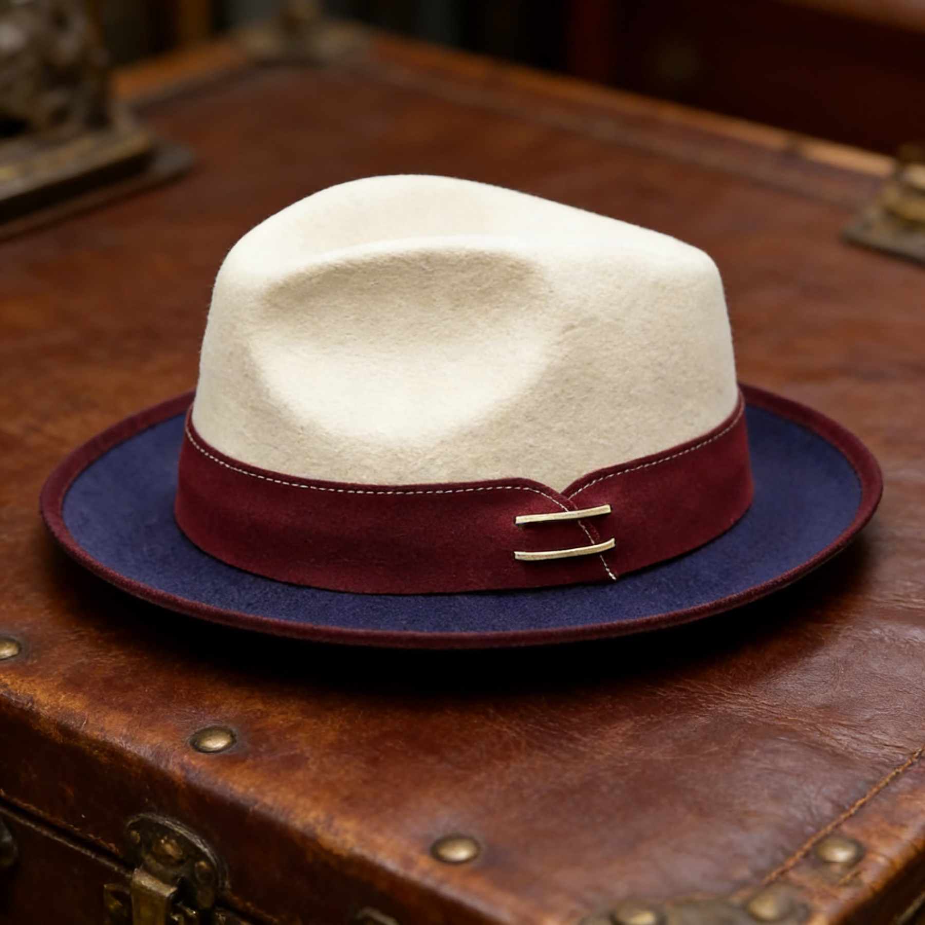 Bold Designer Felt Fedora Hat for Men