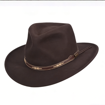 Authentic Wide Brim Western Felt Hat