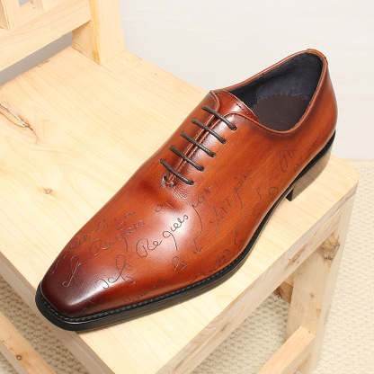 Designer Artistic Engravings Wholecut Oxfords-Colinshoes