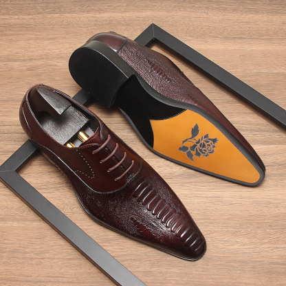 Bottom sole view with elegant floral print detail-Colinshoes