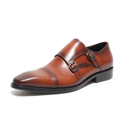 Elegant Double Monkstrap Shoes for Office & Events-Colinshoes