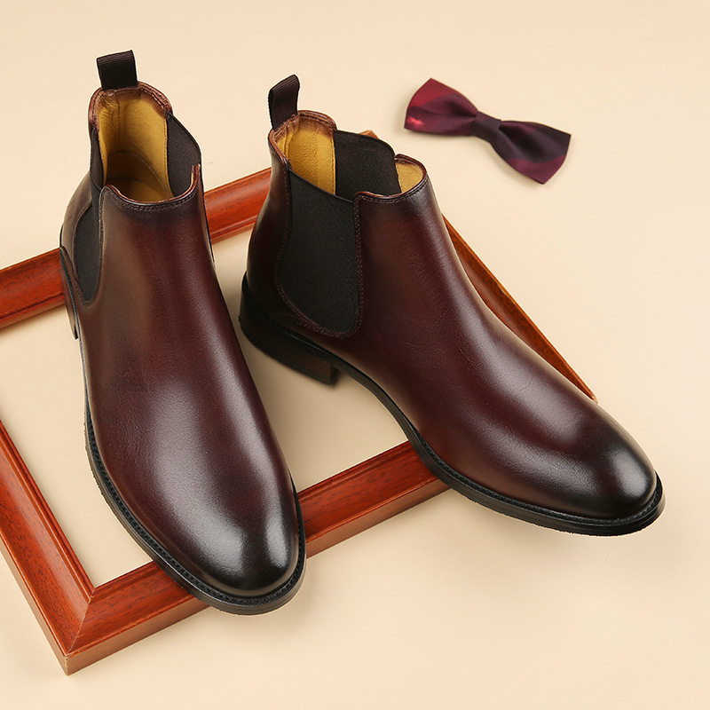 Minimalist Slip-On Chelsea Boots for Men