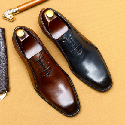 Your Rebel 2-Tone Engraved Accents Oxfords-Colinshoes