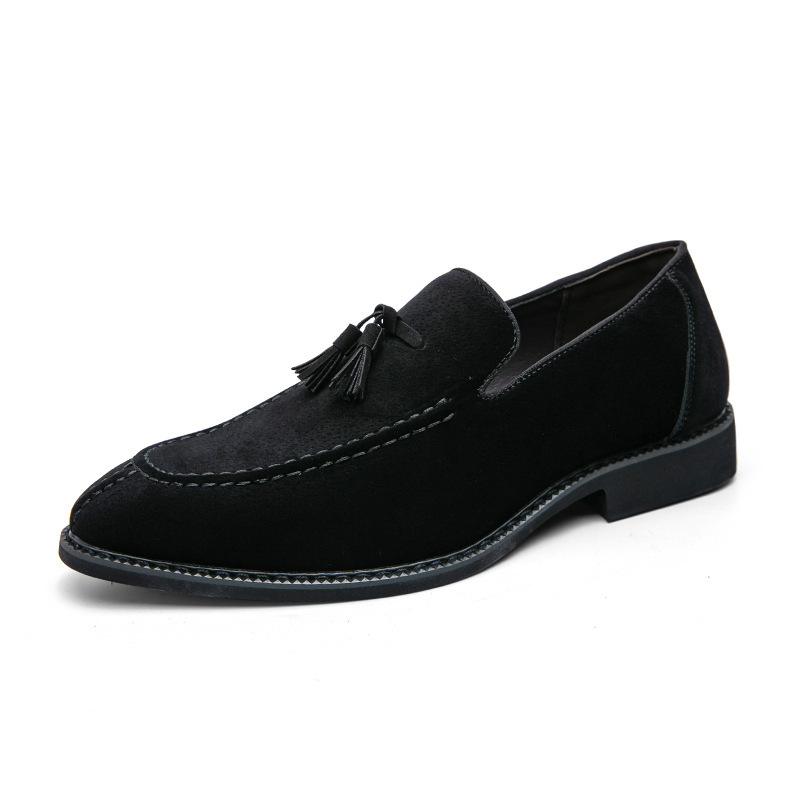From Desk to Dinner Suede Tassel Loafers-Colinshoes