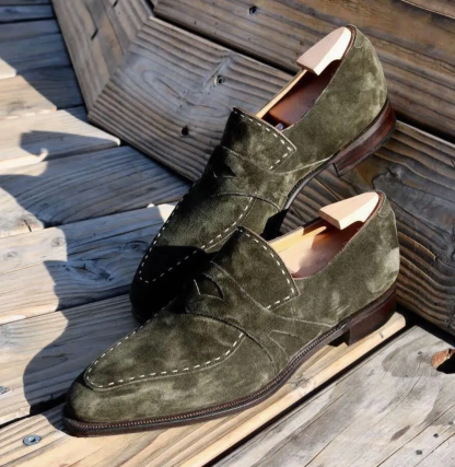 soft suede texture and sleek silhouette-Colinshoes