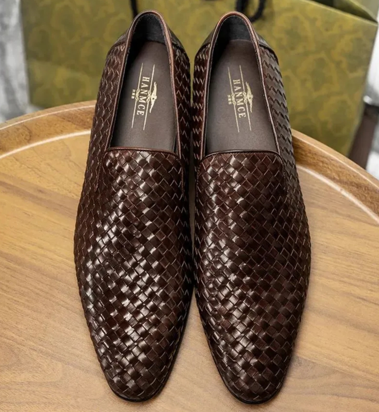 Breathable Men’s Woven Dress Shoes