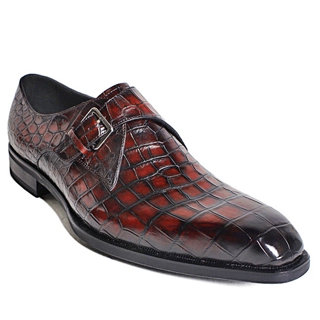 burgundy monk strap shoes wedding groom style