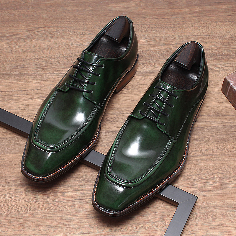Understated Elegance Apron Toe Derby Shoes