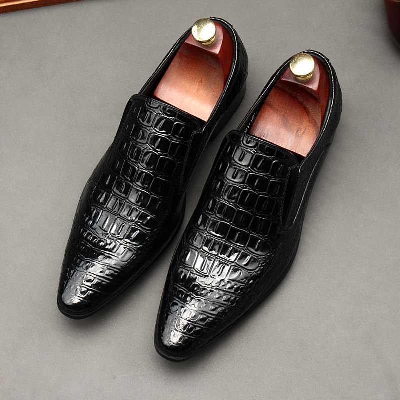 Prestige Croc Wholecut Slip-Ons for Men