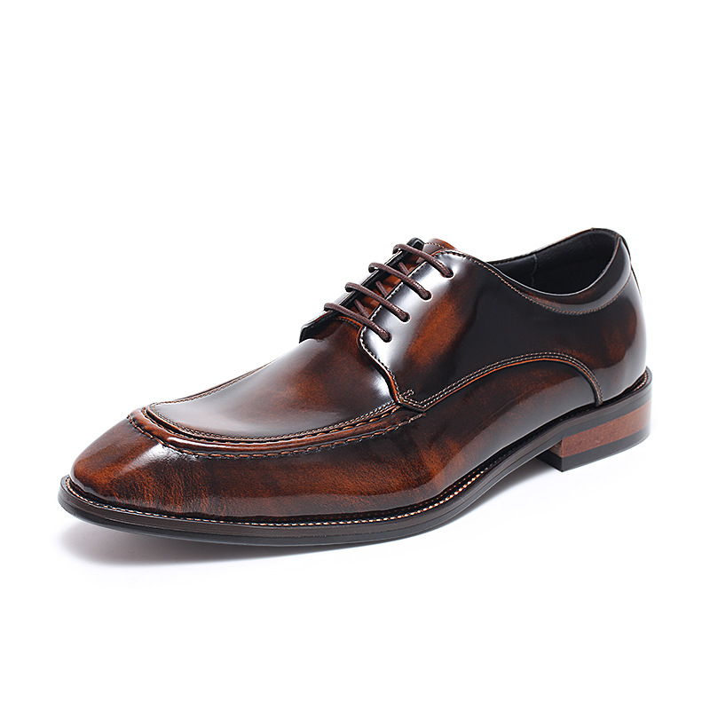 Understated Elegance Apron Toe Derby Shoes