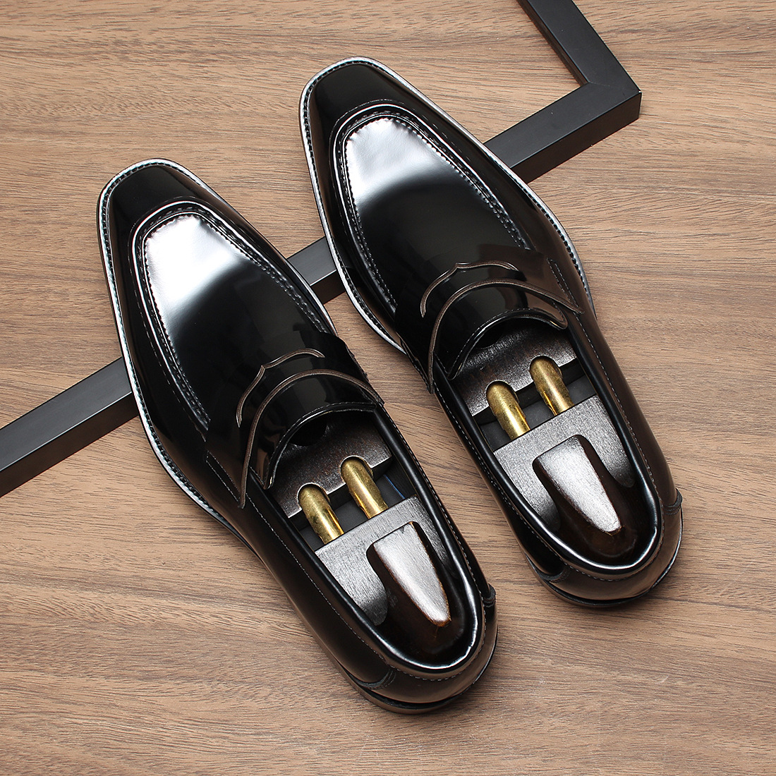 Old Money Luxury Penny Loafers for Men