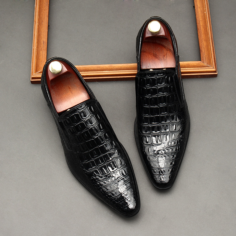 Prestige Croc Wholecut Slip-Ons for Men