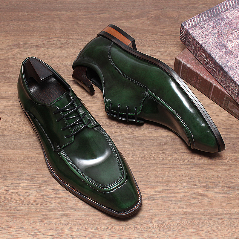 Understated Elegance Apron Toe Derby Shoes