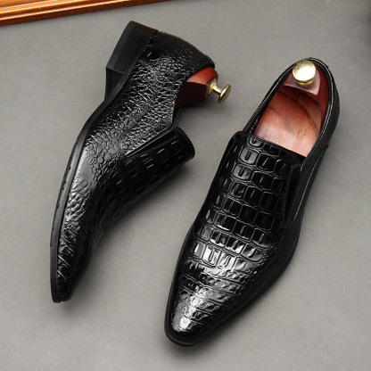 Prestige Croc Wholecut Slip-Ons for Men
