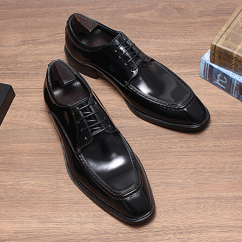 Understated Elegance Apron Toe Derby Shoes