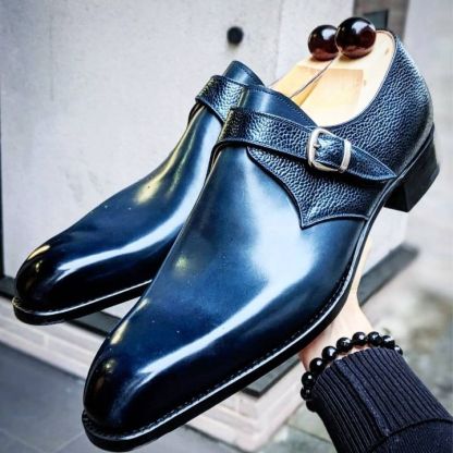 Sterling Genuine Leather Monk Strap Shoes