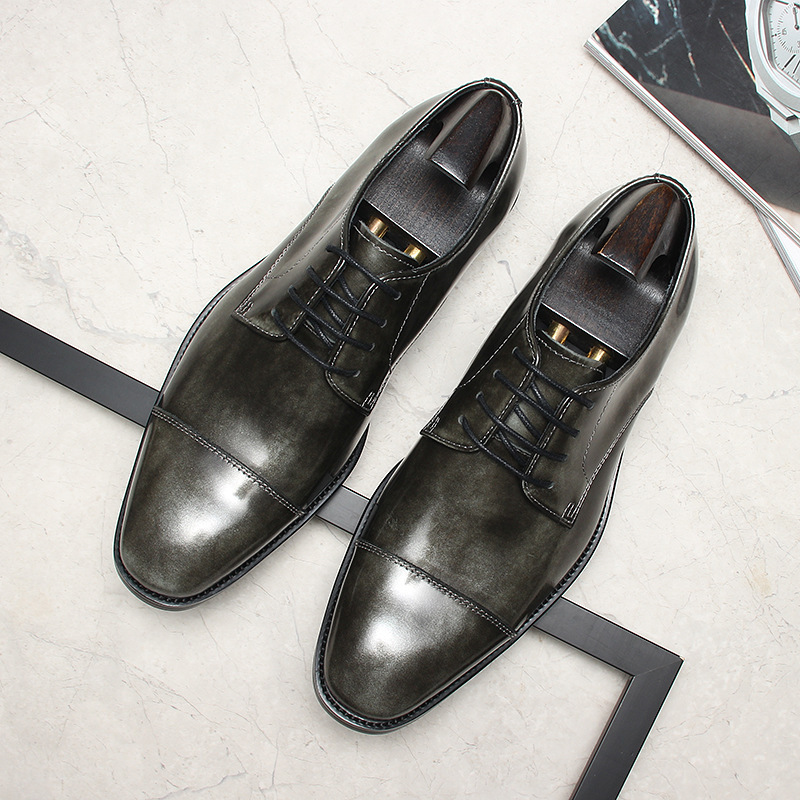 Contemporary Elegance Cap-Toe Oxfords Shoes