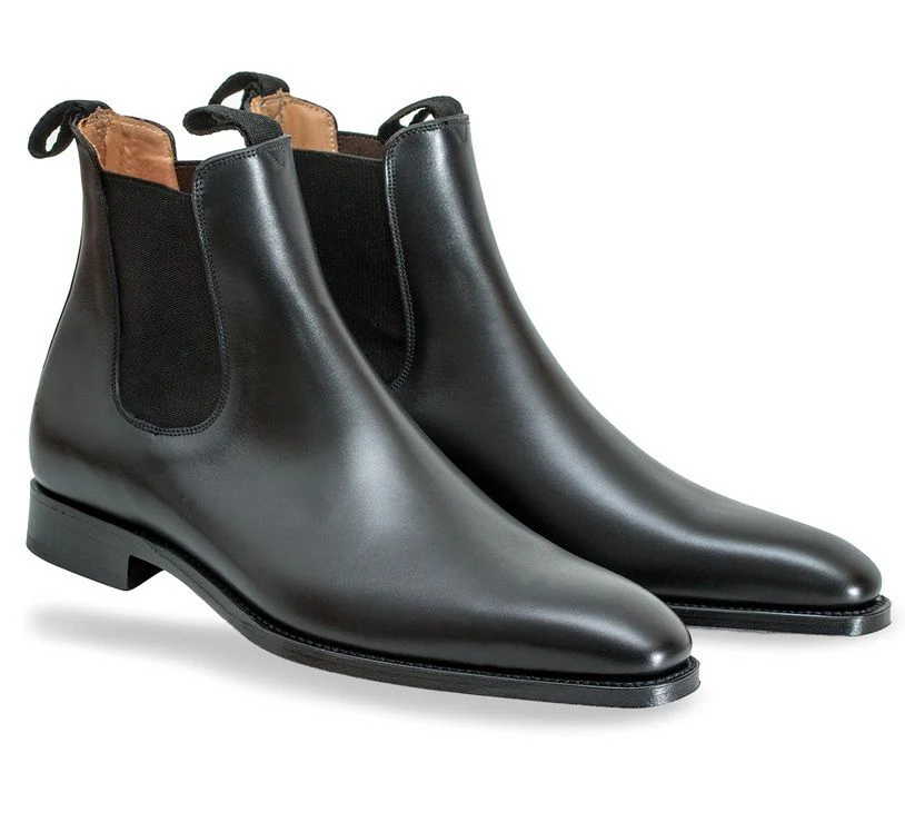 Men’s Classic Black Chelsea Ankle Boots
