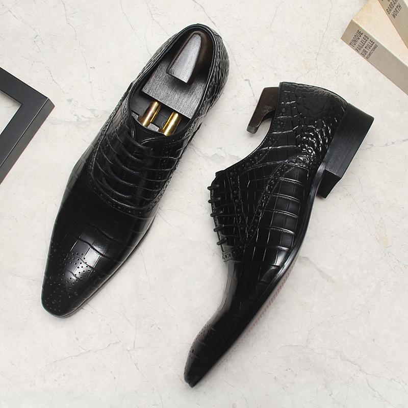Refined Men's Dress Shoes for Business and Formal Occasions