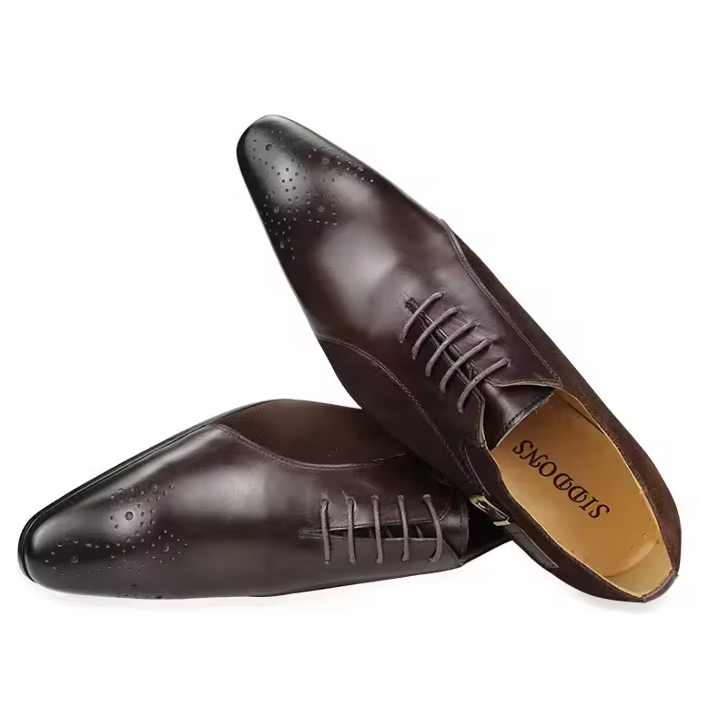 Day-to-Night Essential Suede/Leather Oxfords-Colinshoes