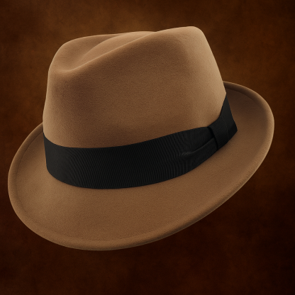 Wool Blend Fedora Bow Hat in Classic Colors