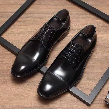 Contemporary Elegance Cap-Toe Oxfords Shoes