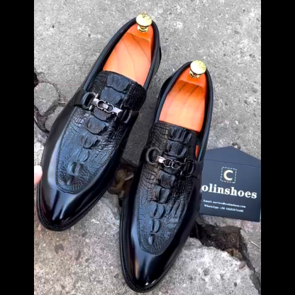 Men's Fashion Exotic Business Shoes Loafers