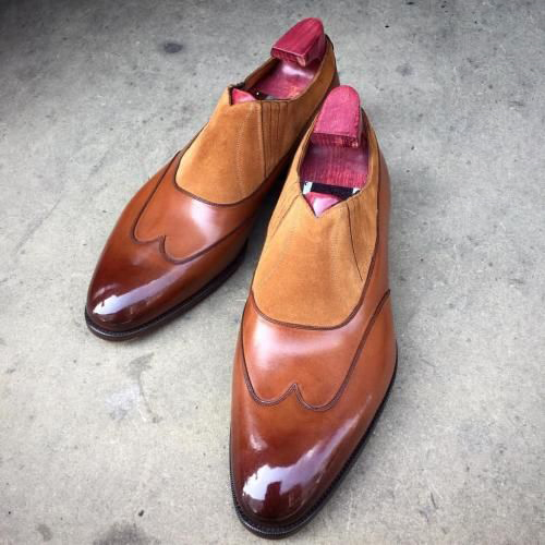 Mixed Material Loafers for Smart Looks