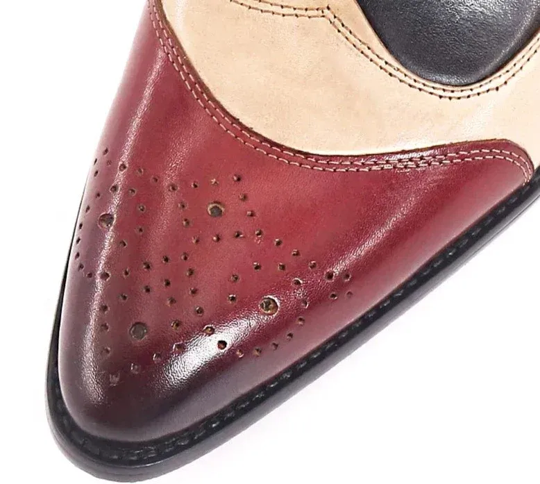 Top view highlighting lace structure and open heel design-Colinshoes