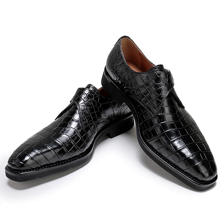 durable handmade monk strap shoes for men