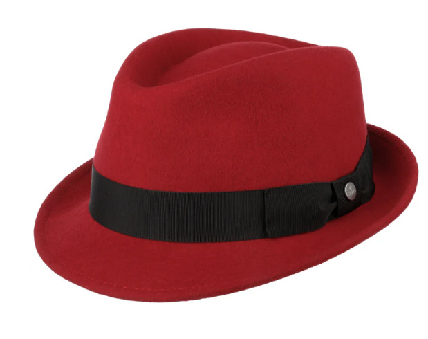 Wool Blend Fedora Hat in Classic Colors