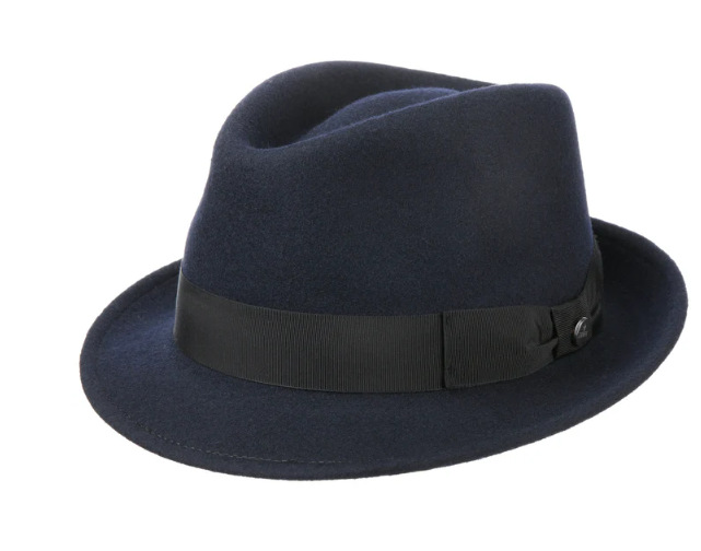 Wool Blend Fedora Hat in Classic Colors