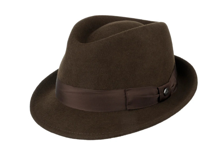 Wool Blend Fedora Hat in Classic Colors